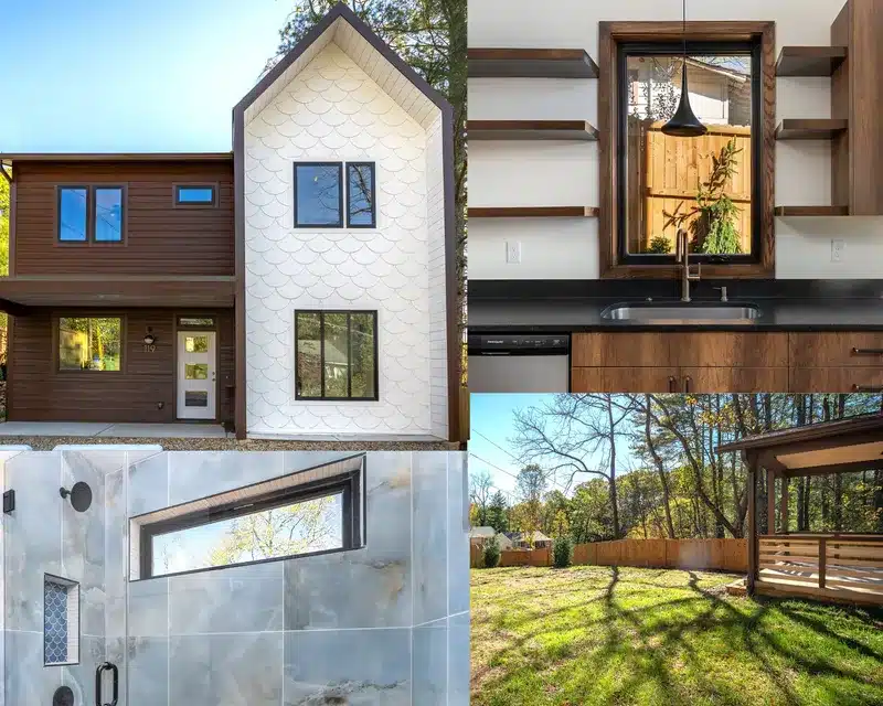 West Asheville Modern Green Home | Stepless Entry, Flat Yard, Privacy Fence | Sure Foot Builders