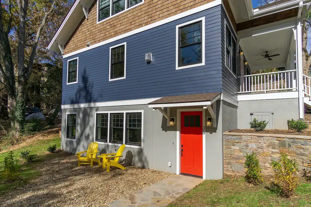 Net-zero home interior in Asheville NC.